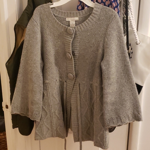 Lambs' wool CARDIGAN - Picture 2 of 3